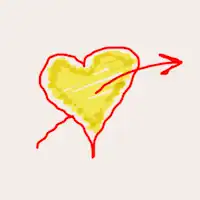 Icon Heart with arrow