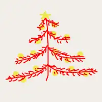 icône arbre de noel